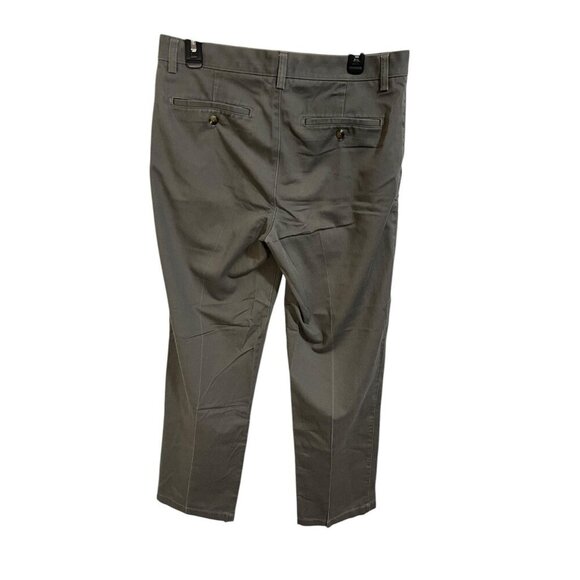 Van Heusen Men's 32x32 Olive Green Pants Mens Dress Pants Straight Leg Relaxed - Picture 4 of 4